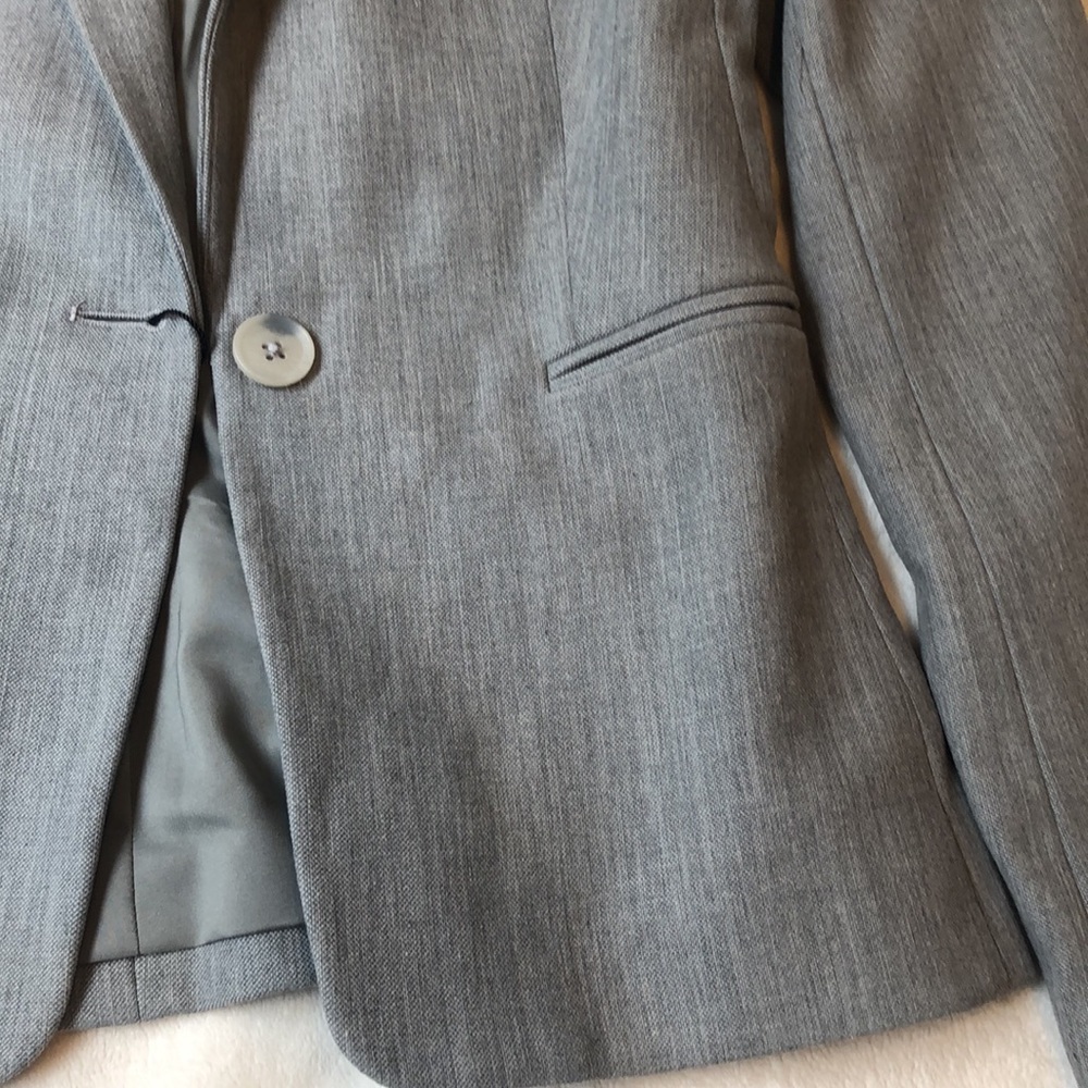Express Textured Button Front Blazer Nwt In Light… - image 3